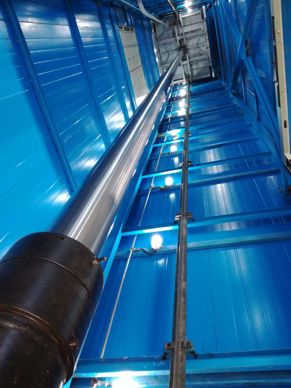 جک هیدرولیک آسانسور خودروبر نصب شده توسط سیگما گروپ