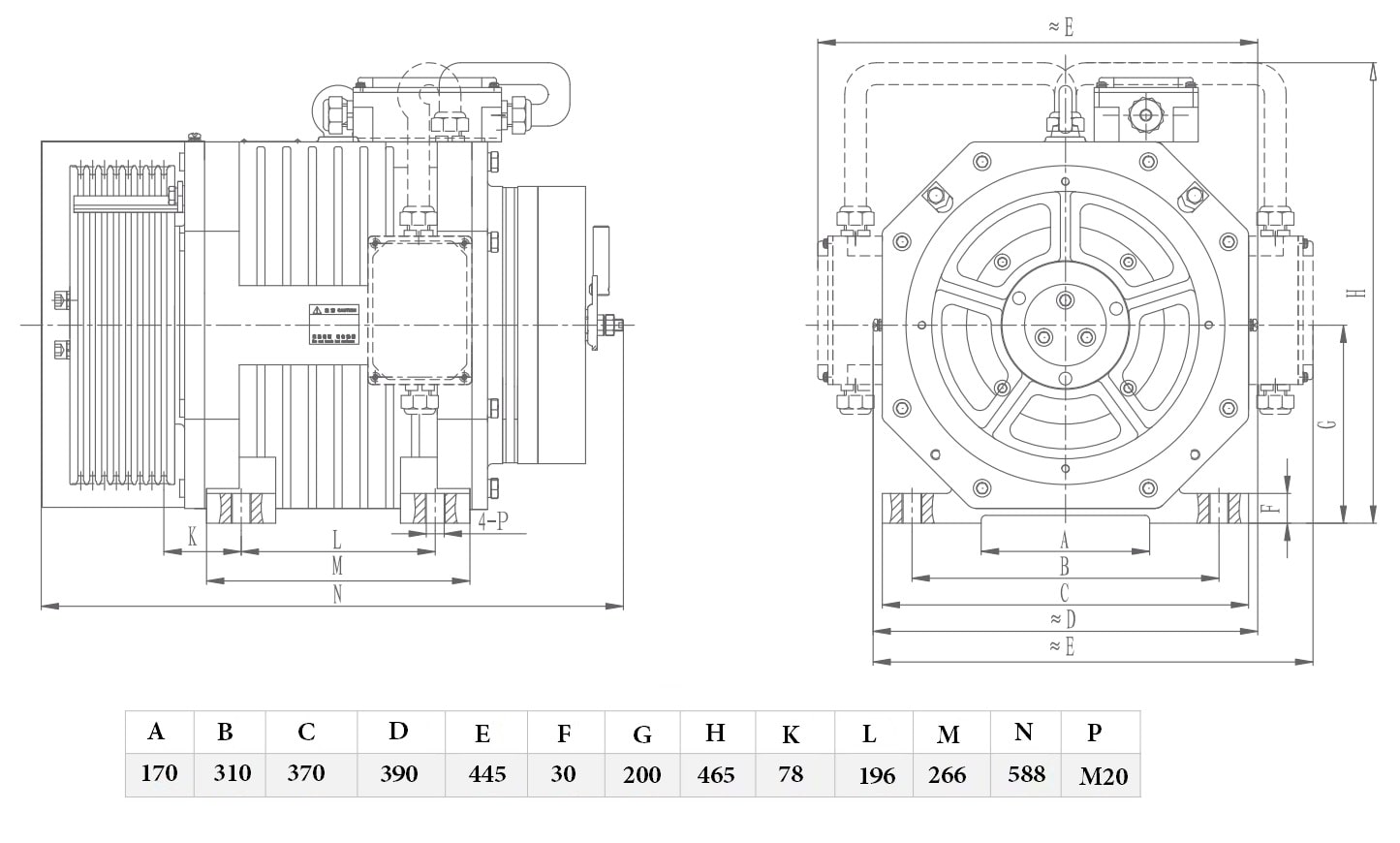 نقشه موتور بلولایت بشکه ای سری سی و دی WYT-L1.0C و WYT-L1.0D